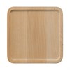 Поднос деревянный квадратный Bernt, 20х20 см, бук - фото 407327