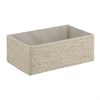 Корзина для хранения Lian, 26х16х10 см, светло-бежевая - фото 407384