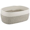 Корзина для хранения Filis, 30х22х14 см, кремовая/светло-бежевая - фото 407412