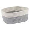 Корзина для хранения Filis, 25х18х13 см, кремовая/светло-серая - фото 407427