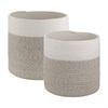 Кашпо Gerd, D28х27 см кремовое/светло-бежевое - фото 407499