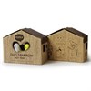 Держатель для ключей Duo Sparrow, коричневый/белый/розовый - фото 407853