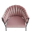 Кресло Lind, розовое - фото 408042