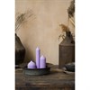 Свеча декоративная цвета лаванды из коллекции Edge, 25,5см - фото 408102
