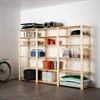Стеллаж ХЕЙНЕ IKEA 3 секции (8 стоек;18 полок) - фото 408260