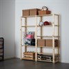 Стеллаж ХЕЙНЕ IKEA 2 секции (6 стоек;12 полок) - фото 408263
