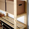 Стеллаж ХЕЙНЕ IKEA 2 секции (6 стоек;12 полок) - фото 408264