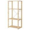 Стеллаж ХЕЙНЕ IKEA 1 секция (4 стойки;4 полки) - фото 408265