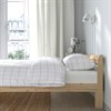 Кровать каркасная NEIDEN IKEA Queen, сосна, 156x207 БЕЗ ЛАМЕЛЕЙ - фото 408276