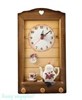 Коллаж-часы "Цветы", 23х34х7 см - фото 43003