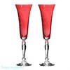 Набор бокалов для шампанского "Виктория Love" 2 шт, 180 мл, h=25 см, крайола - фото 43030