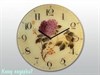 Часы настенные с рисунком "Цветок" - фото 43302