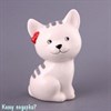Копилка "Кошка белая", 17 см - фото 44028