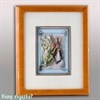Ключница с объёмным изображением из картона "Кролик с капустой", 32х25 см - фото 44727