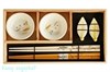 Набор для суши на 2 персоны, белый с рисунком - фото 50216