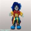 Фигурка "Клоун с синими волосами", h=16 см - фото 50662