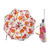 Зонт полный автомат Атласный Цветы на белом фоне - фото 68603