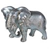 Фигура декоративная Слон цвет: серебро L17.5W9H13см - фото 69655