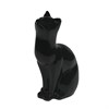 Фигура декоративная Кошка  черная L6.5W4H9см - фото 69681