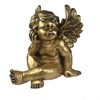 Фигура декоративная Ангел цвет: бронза L28W26H27см - фото 69798