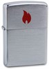 Широкая зажигалка Zippo Red Flame 200 - фото 95274