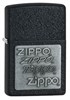 Широкая зажигалка Zippo Pewtter Black Crackle™ 363 - фото 95370