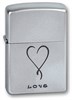 Широкая зажигалка Zippo 205 Love - фото 95411