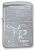 Широкая зажигалка Zippo COWBOY 200 - фото 95443