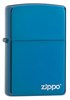 Широкая зажигалка Zippo Sapphire 20446ZL - фото 95502