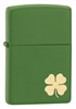 Широкая зажигалка Zippo Shamrock 21032 - фото 95807