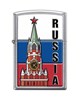 Широкая зажигалка Zippo KREMLIN FLAG RUSSIA 207 - фото 95851