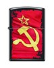 Широкая зажигалка Zippo SOVIET FLAG SICKLE 218 - фото 95867