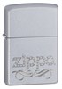 Широкая зажигалка Zippo Scroll 24335 - фото 95944