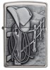 Широкая зажигалка Zippo Cowboy 24879 - фото 96007
