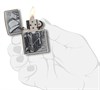 Широкая зажигалка Zippo Cowboy 24879 - фото 96009