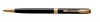 Ручка шариковая тонкая Essential Sonnet Laque Black GT Паркер (Parker) 1931498 - фото 96954