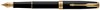 Ручка перьевая Essential Sonnet Matte Black GT Паркер (Parker) 1931516 - фото 96981