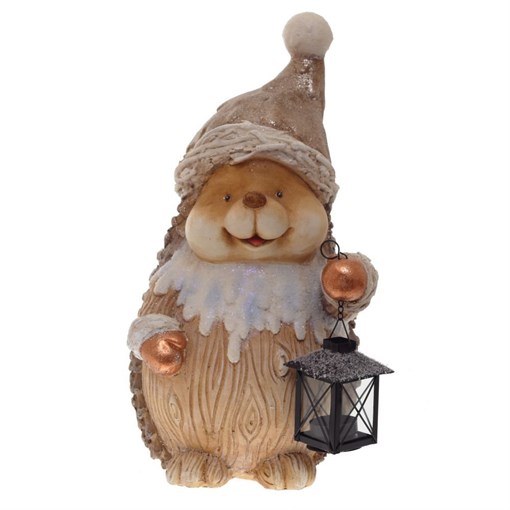 Фигурка декоративная "Ежик", L26,5 W21,5 H43 см - фото 330865