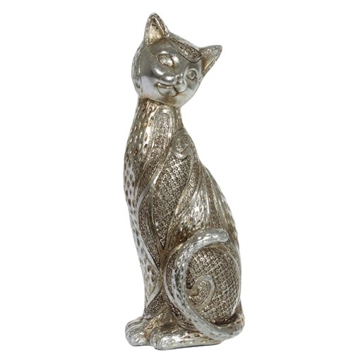 Фигурка декоративная "Кошка", L9 W8 H23 см - фото 334668