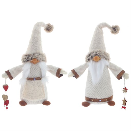 Игрушка набивная "Гном", L22 W12 H60 см/L22 W12 H31 см, 2в. - фото 335650