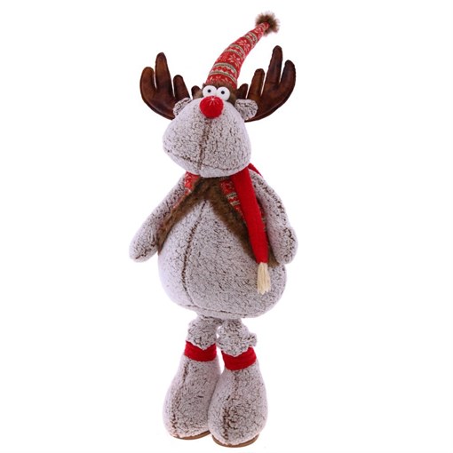 Игрушка набивная "Олень", L43 W23 H155 см/L43 W23 H124 см - фото 335705