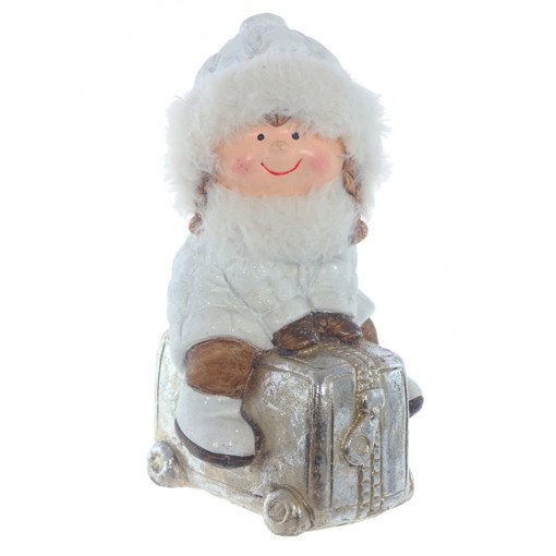 Фигурка декоративная "Ребенок", L10 W8,5 H18 см - фото 336119