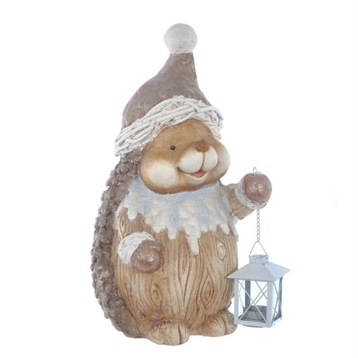 Фигурка декоративная "Ежик", L26,5 W21,5 H43 см - фото 336259