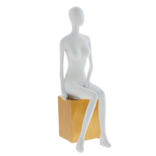 Фигурка декоративная "Девушка", L9 W12 H27,5 см - фото 337239