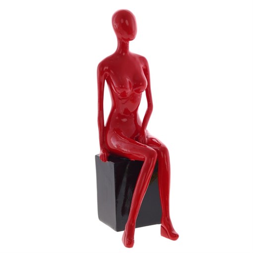 Фигурка декоративная "Девушка", L9 W12 H27,5 см - фото 337241