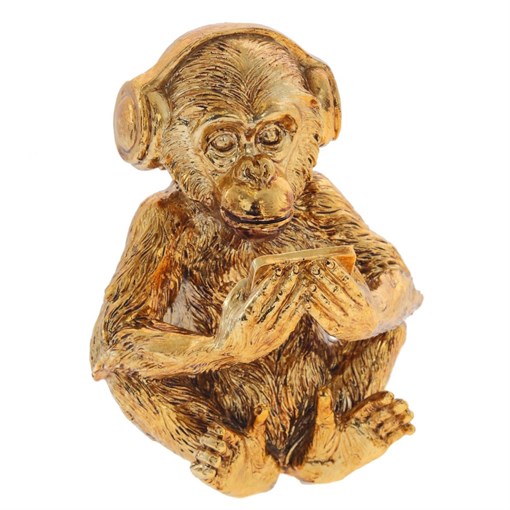 Фигурка декоративная "Обезьяна", L11 W10 H15,5 см - фото 337410