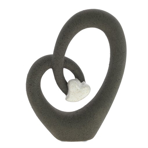 Фигурка декоративная "Сердце", L14 W3,5 H19 см - фото 337548