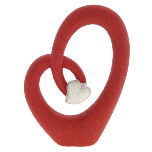 Фигурка декоративная "Сердце", L14 W3,5 H19 см - фото 337551