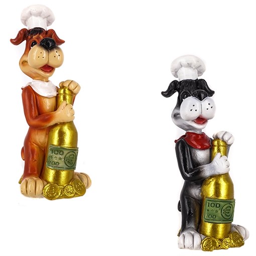 Фигурка декоративная "Собака", H13 см, 2в - фото 344108