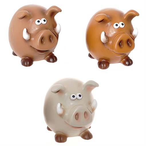Фигурка декоративная "Свинка", L10,5 W7 H8см, 3в (б/инд.уп) - фото 344207